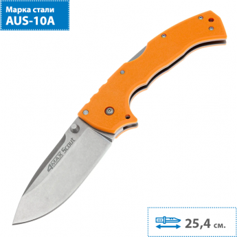 Складной нож COLD STEEL 4-MAX SCOUT 62RQORSW